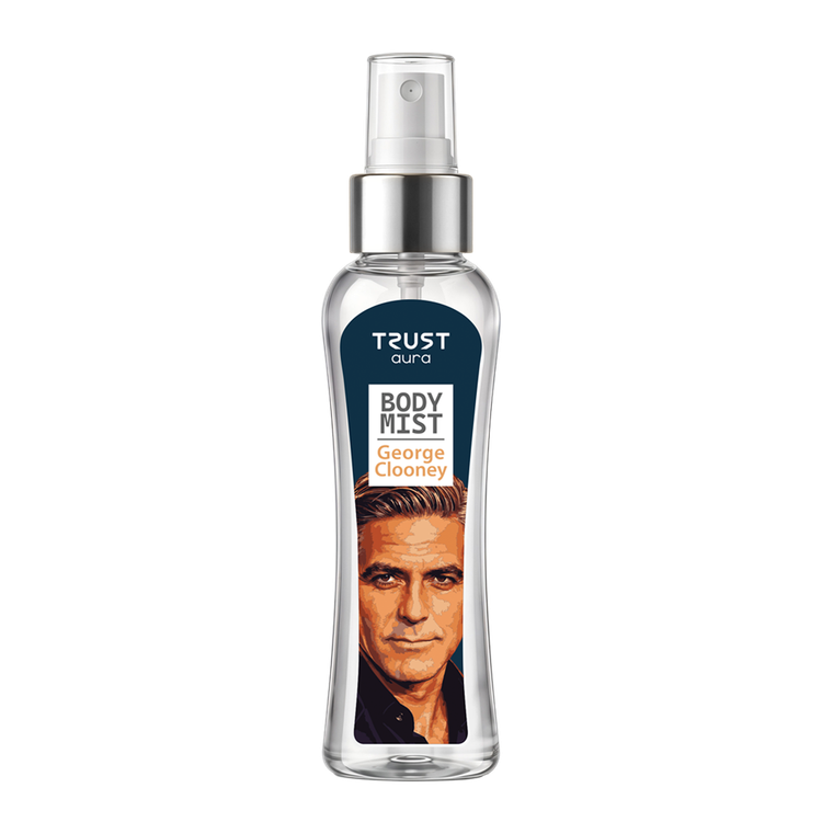 بادی میست مردانه TRUST aura مدل George Clooney