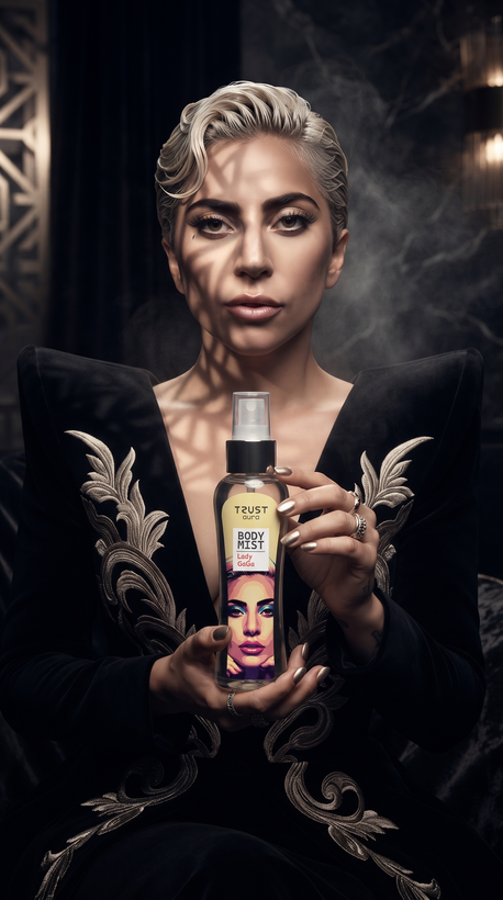 بادی میست زنانه TRUST aura مدل Lady GaGa